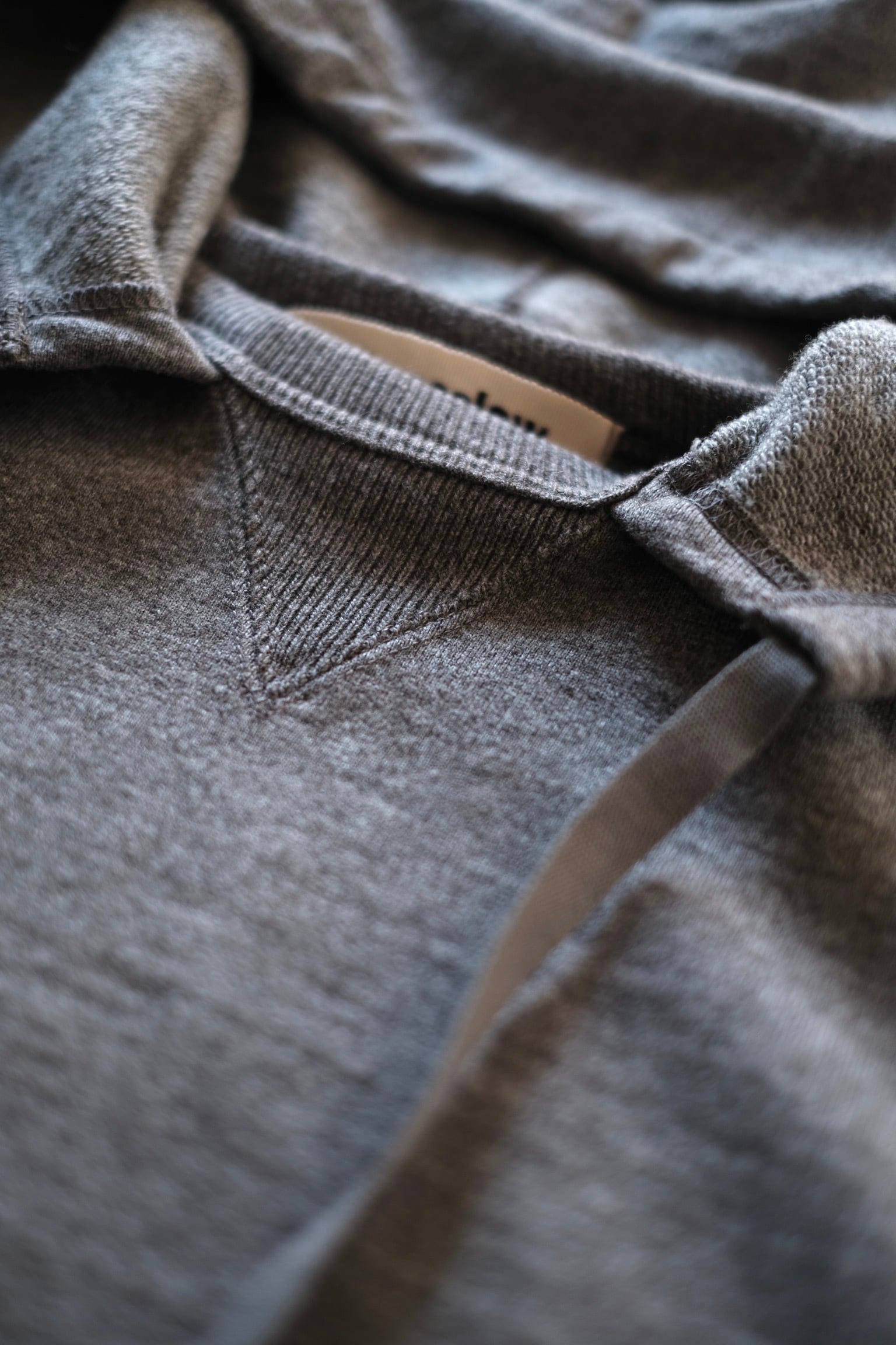 SLOPESLOW / WOOL FRENCH TERRY AFTER HOODIE | LIVING