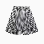 【2color】【2pattern】クラシックギンガムチェック　アンブレラキュロット C0133