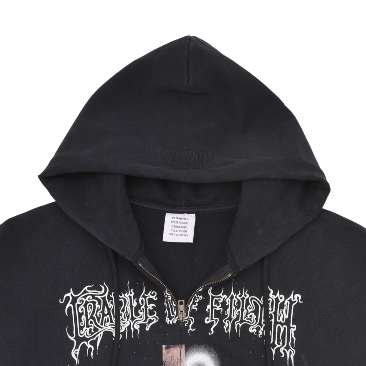 【VETEMENTS】COF JESUS ZIP-UP HOODIE - 3