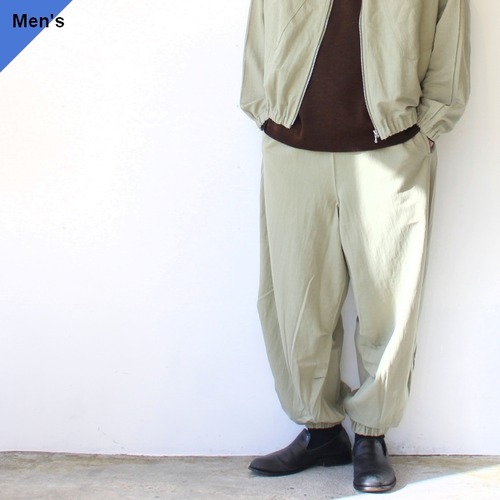 HAVERSACK スムースワイドトラックパンツ Wide Track Pants / 862420　（Sage）