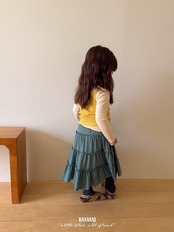 韓国子供服 / BANANA J / 26Autumn / ダブルストラップトップ / 秋服 / キッズ *XS~JS*