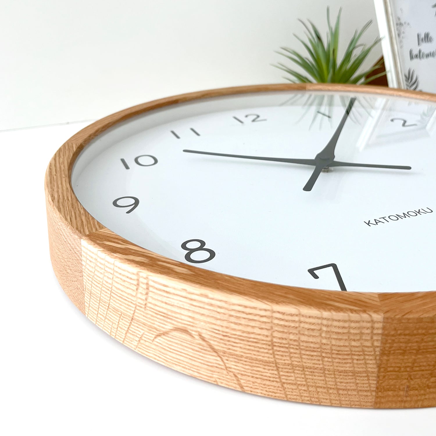 KATOMOKU muku clock 13 LL オーク km-139OA 掛け時計 | 加藤木工株式