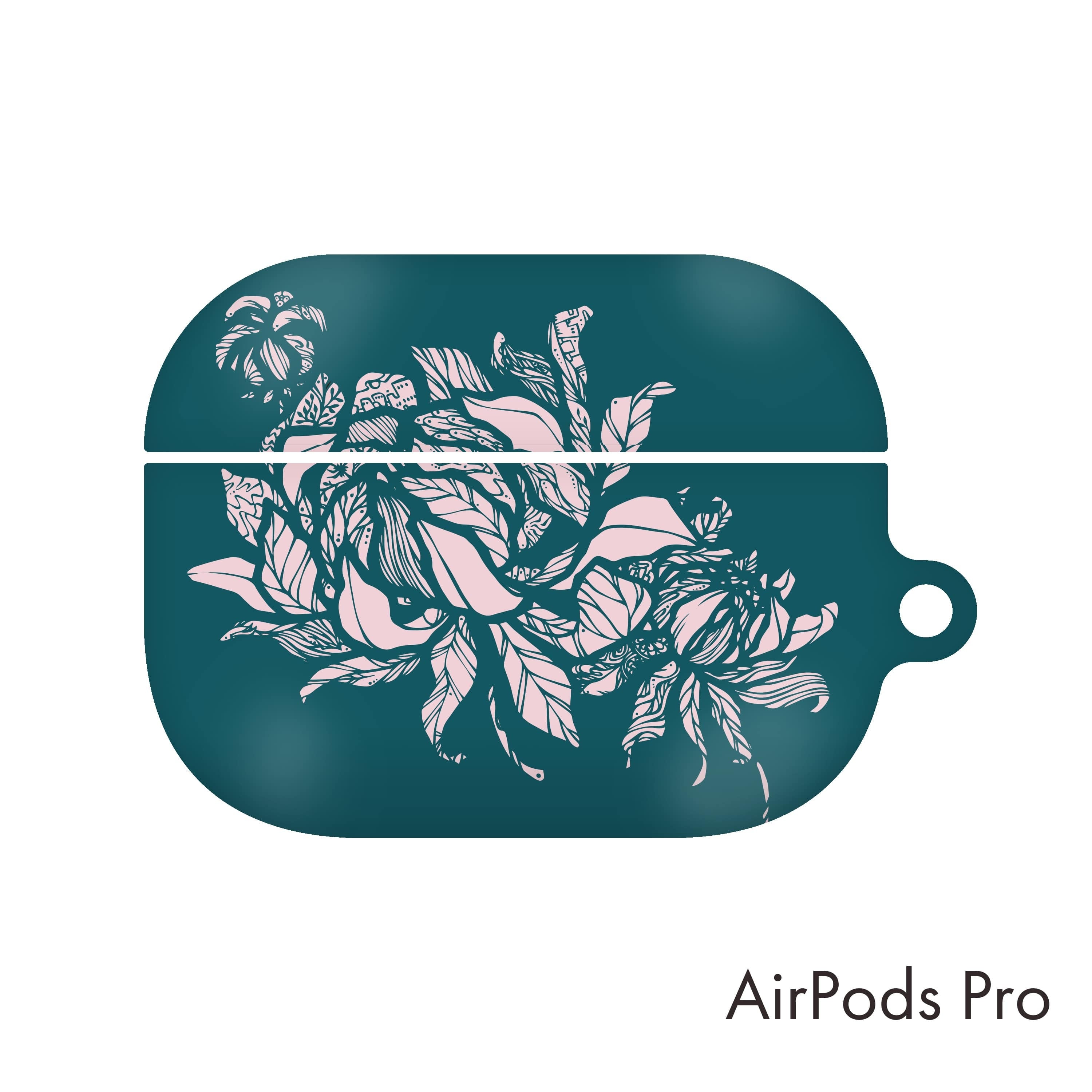 韓国 AirPods Pro ケース [Asray] ミステリアス FLOWER デザイナーズ エアーポッズ プロ用 カバー 菊の花 (AS01)
