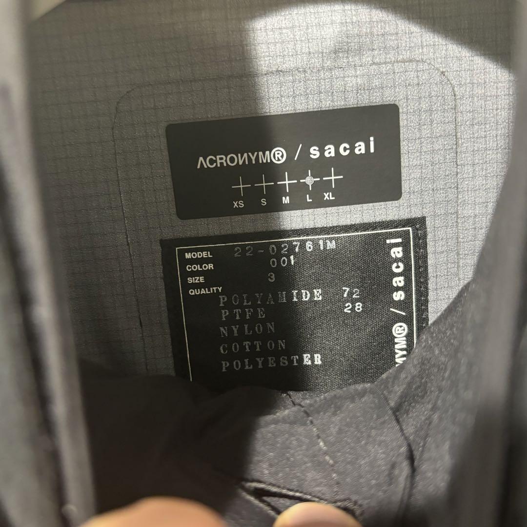 sacai ACRONYM サカイ アクロニウム 22SS/FIELD JACKET sacai ACRONYM サカイ アクロニウム 22SS/FIELD JACKET