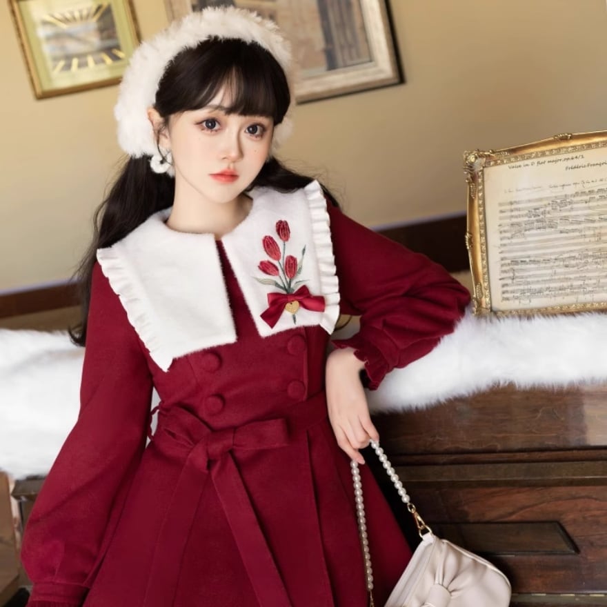 ゴスロリ・ロリータドレス ストロベリー　コート q2106llt565.jpg