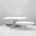 モダン フラットプレート スタンド ケーキスタンド 北欧 シンプル デザイン インテリア 食器 テーブルウェア ミニマル おしゃれ