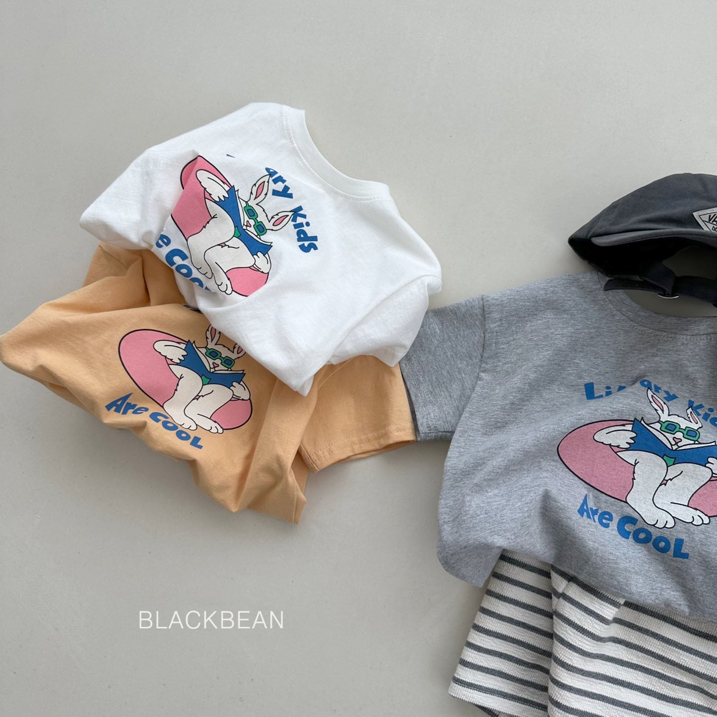 【即納】BLACKBEAN Tシャツ トップス Baby ベビー キッズ kids 女の子 男の子