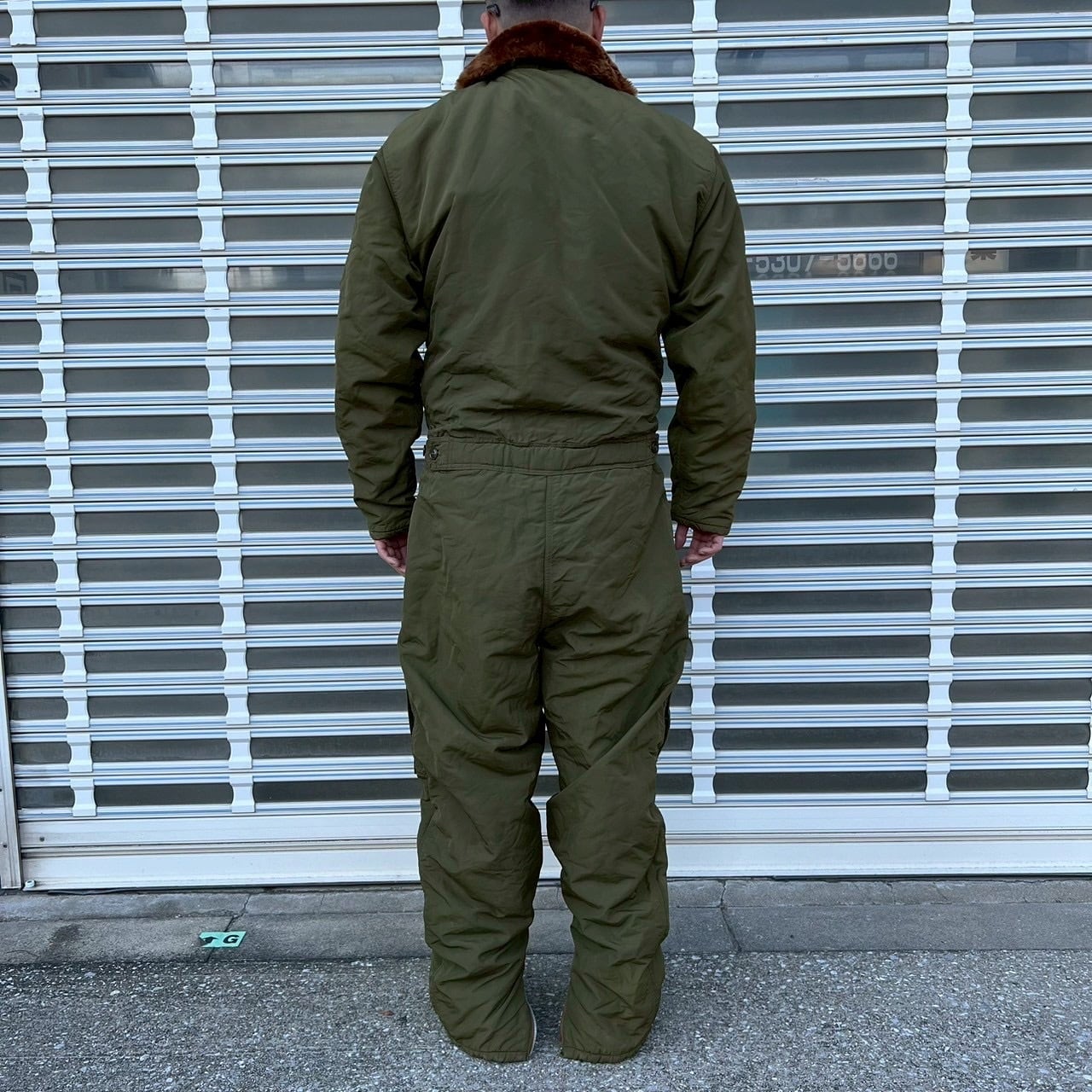 40s 米軍実物 U.S.NAVY 黒タグ AL-1 フライトスーツ カバーオール