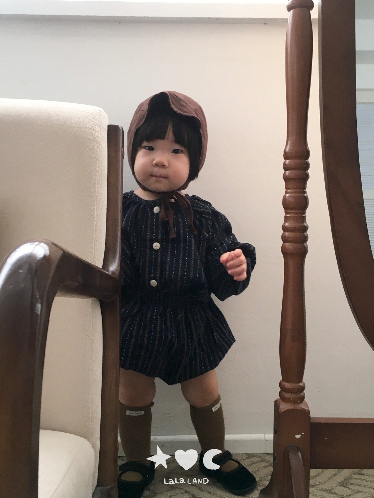 韓国子供服 / LALALAND / 26Autumn / ベベ エスニック ブラウス / 秋服 / ベビー *6M~18M*
