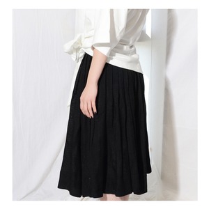 pre-owned old prada  pleated  wrap  skirt