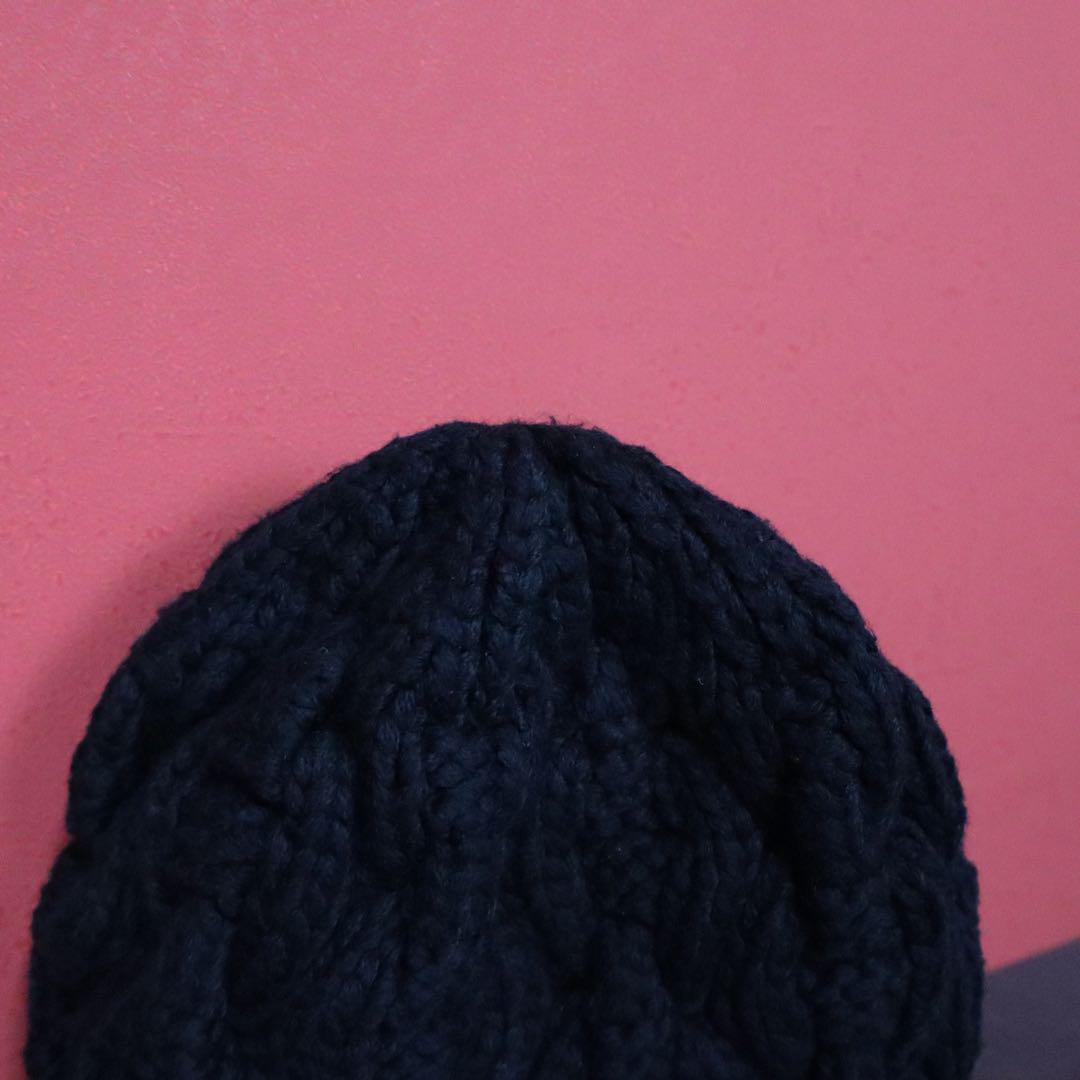 美品】DAISY LIN for FOXEY ケーブル編み デザイン ニット帽