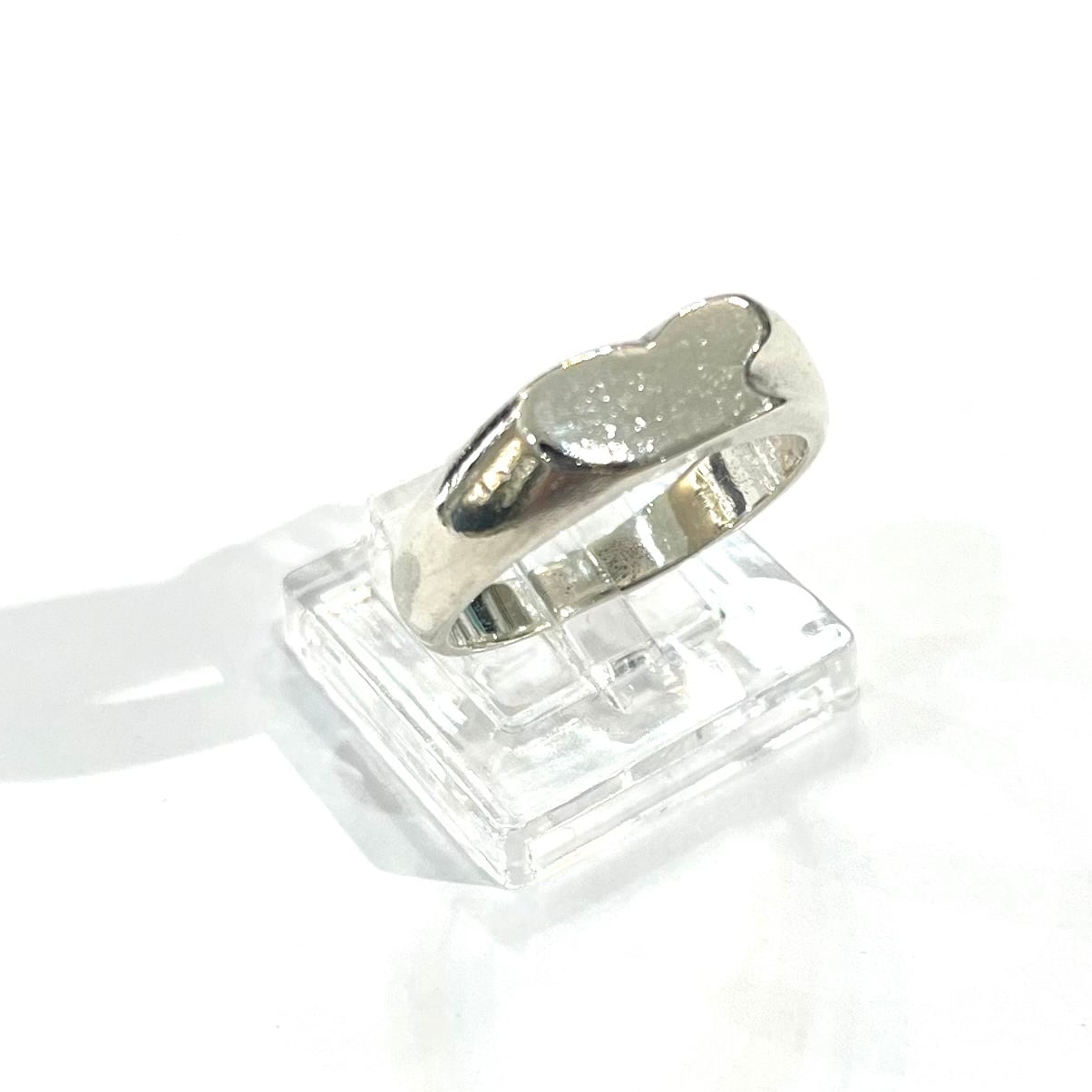 TIFFANY&CO】【18号 】2599 シグネットハートリングシルバーリング