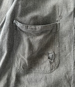 -BIG MAC- Vintage 50-60s Black Chambray shirt