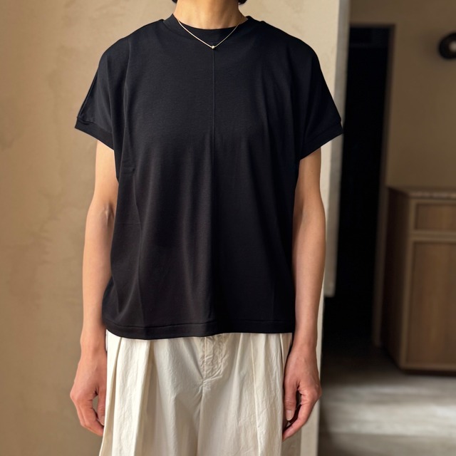 ATON｜COTTON LINEN FRAISE | OVERSIZED T-SHIRT