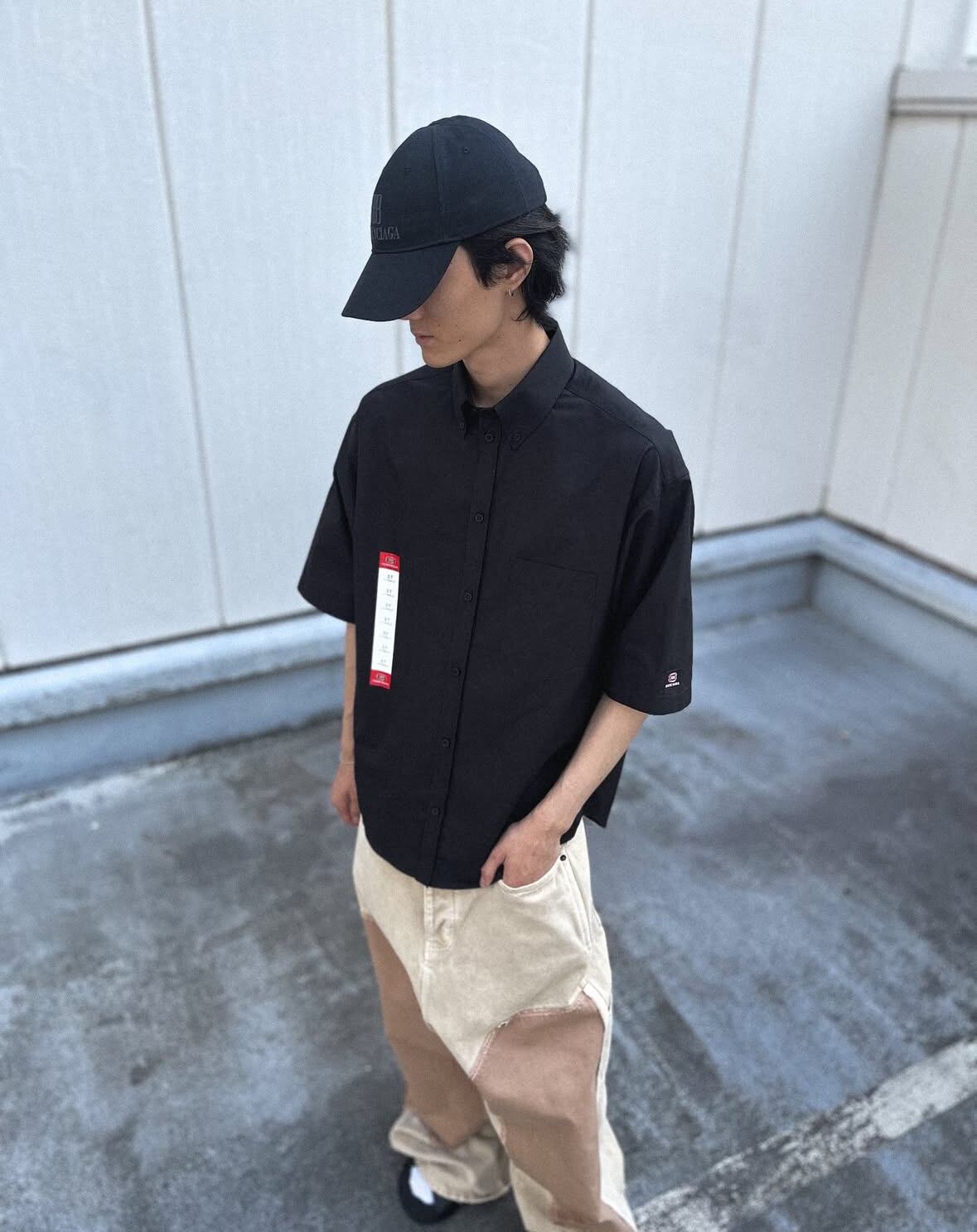 BALENCIAGA】S/S Large Fit Shirt | AYIN