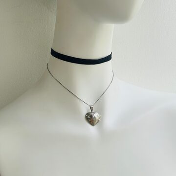 Vintage 925 Silver 3Colours Braided Chain Necklace Made In Italy 