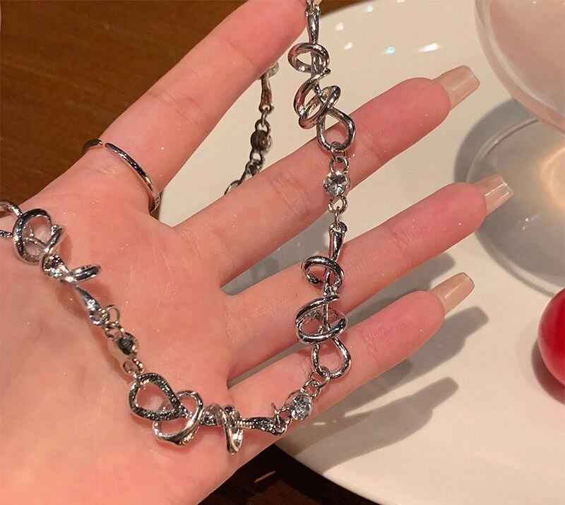 stainless nuance sliver neckless /シルバーニュアンスネックレス