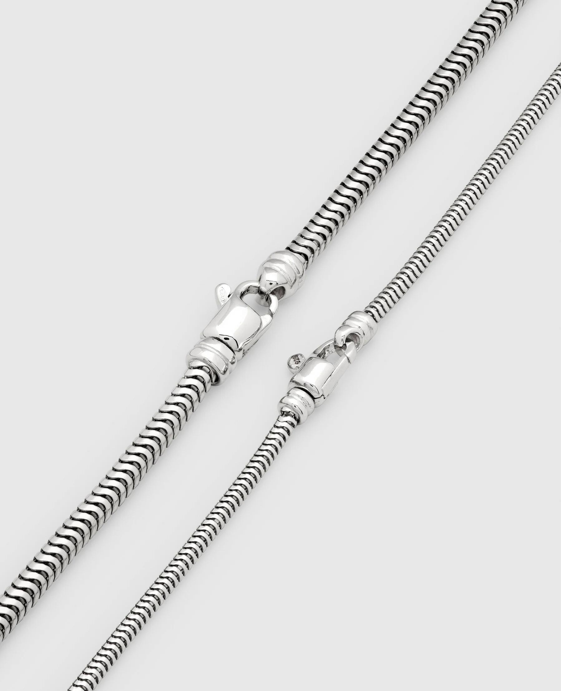 TOMWOOD / Snake Chain Slim necklace silver 18inch / ネックレス