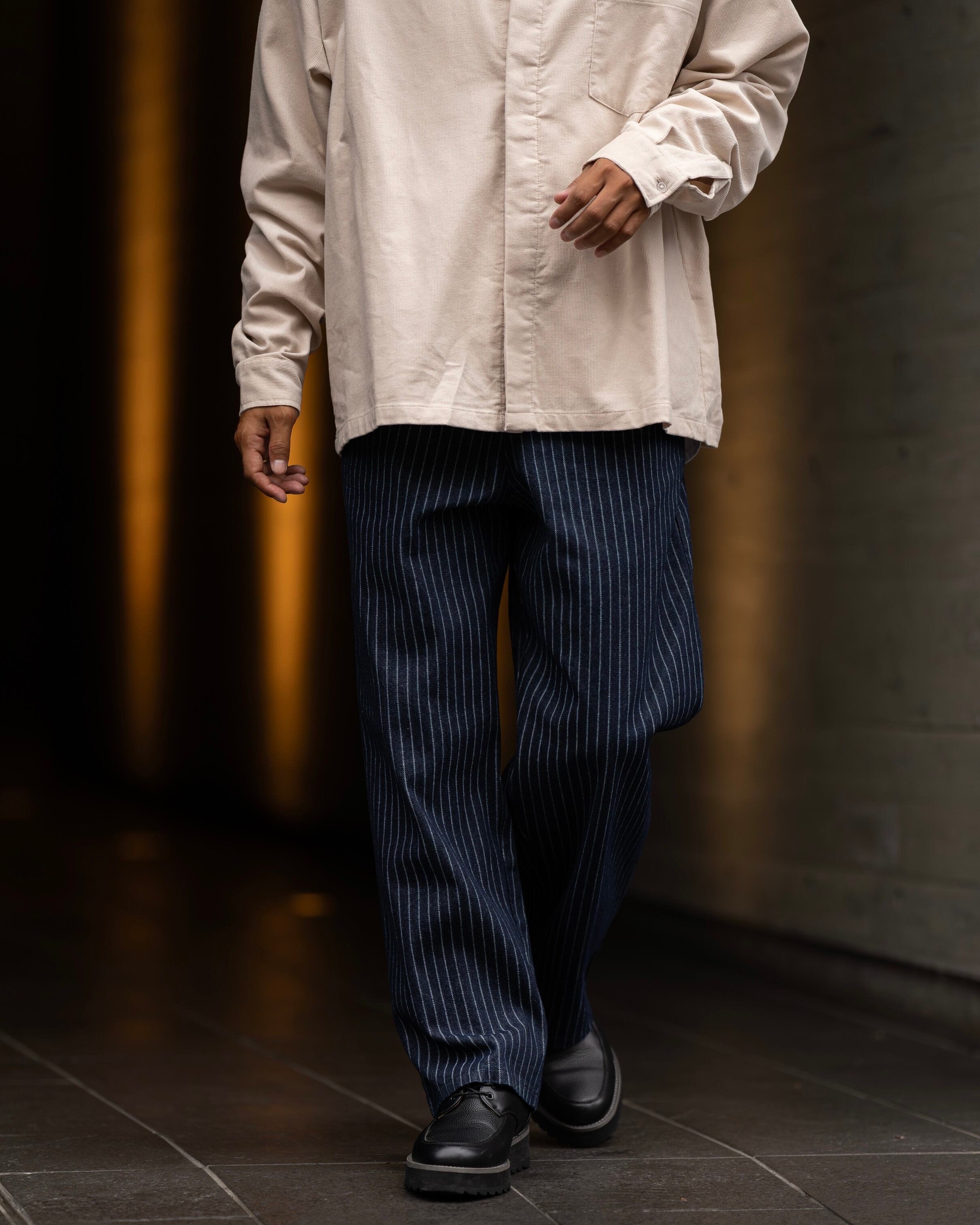 Stripe Denim Straight Pants［2543amy-5］ストライプパンツ | AMUY