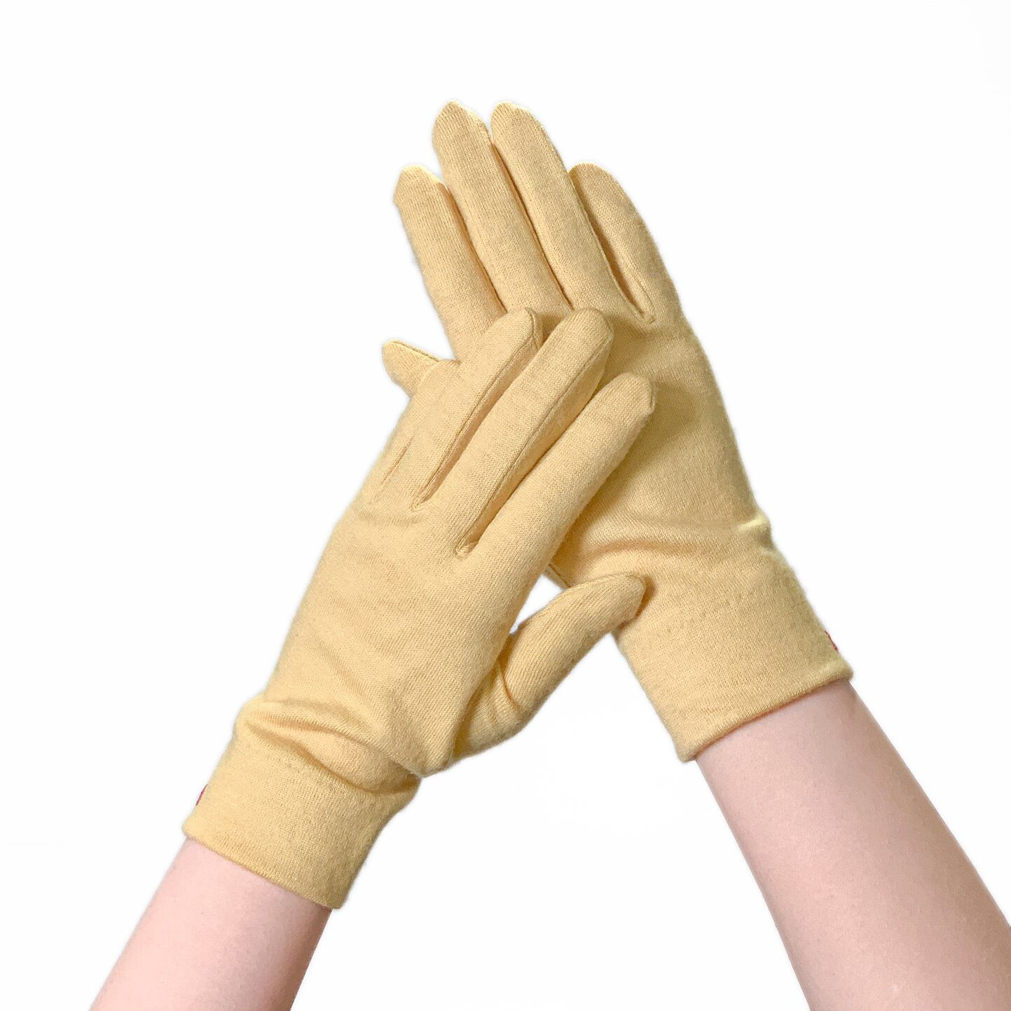 【手袋】103 ハニーイエロー／ウール100%／手が細くキレイに見える