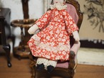 赤いワンピースの布製ドール ハンドメイド 画像12