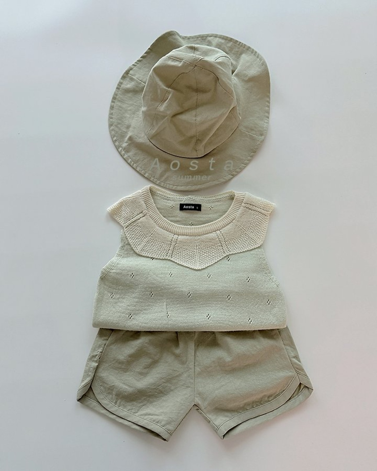 [Aosta] Frill Tee / [아오스타] 니트프릴티