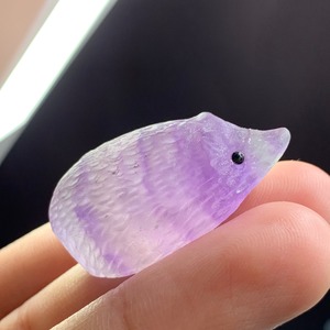 72限定品☆大家族フローライトハリネズミさん