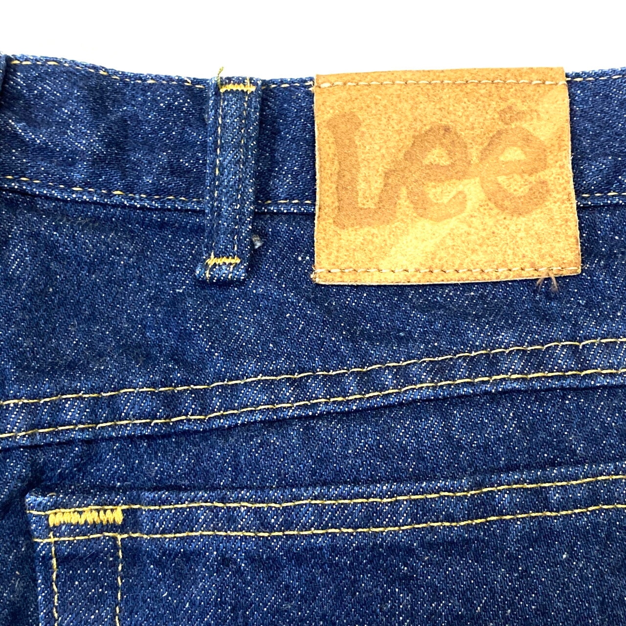 USA製 Lee リー テーパード デニムパンツ 濃紺 メンズW34 古着 