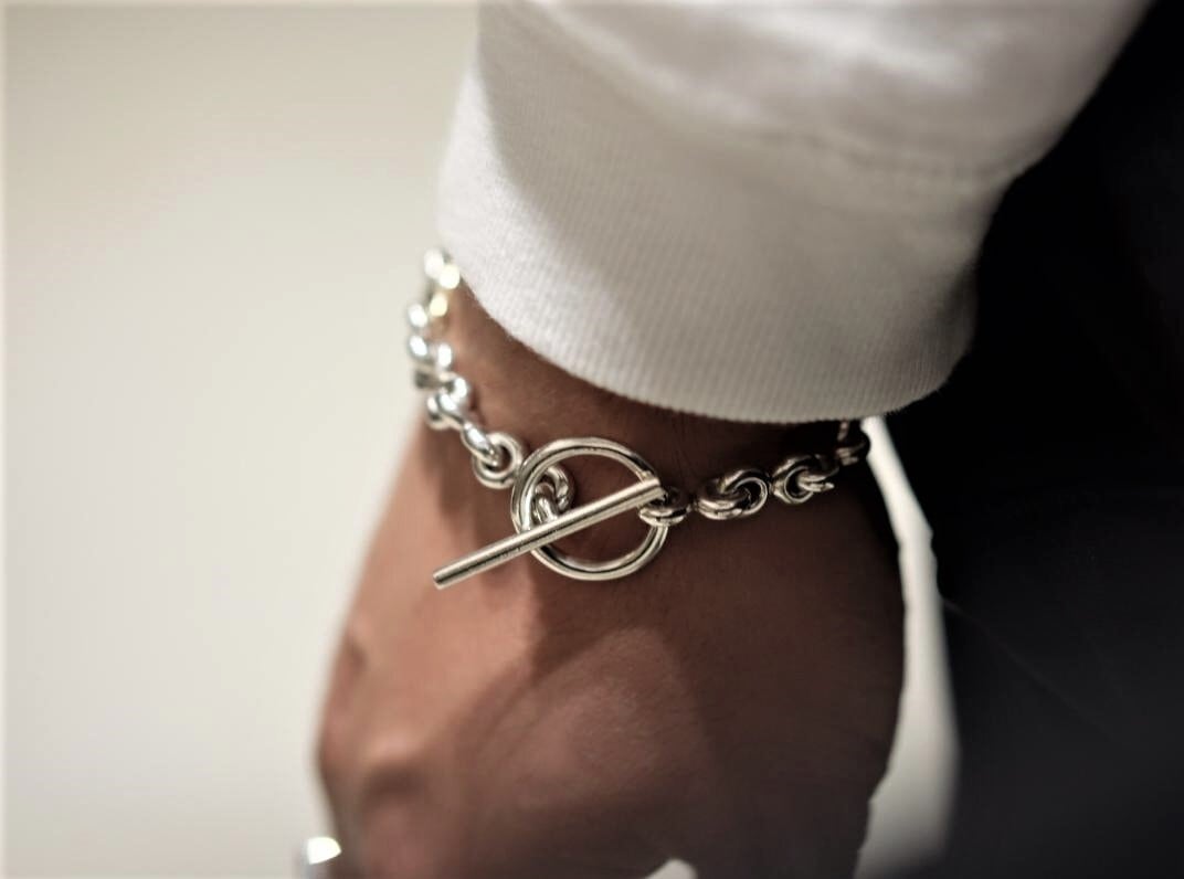 Maroon chain bracelet (medium) | ANSOUL