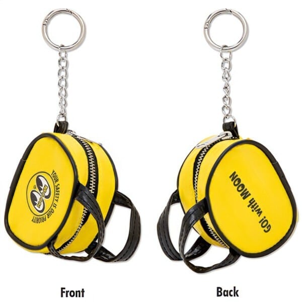 【 MOON / MOONEYES / ムーン アイズ 】 MOON Mini Bag Pouch Key Ring ムーン ミニ バッグ ポーチ キーリング / ホットロッド〚アメリカン雑貨 アメトイ〛