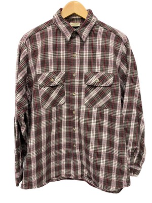 90sFIVEBROTHER Heavy Flannel Check Shirt/L
