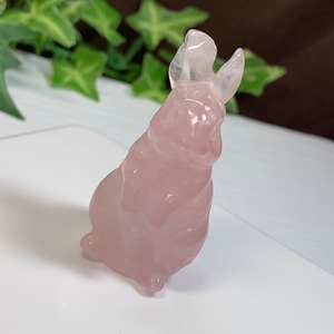 14.可愛いうさぎさん・ローズクォーツ