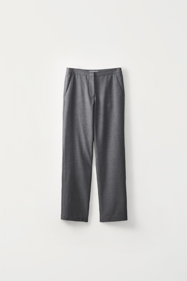 [NOTHING WRITTEN] Miel linen pants (Mushroom gray) 正規品 韓国ブランド 韓国通販 韓国代行 韓国ファッション ナッシングリトゥン 日本 店舗