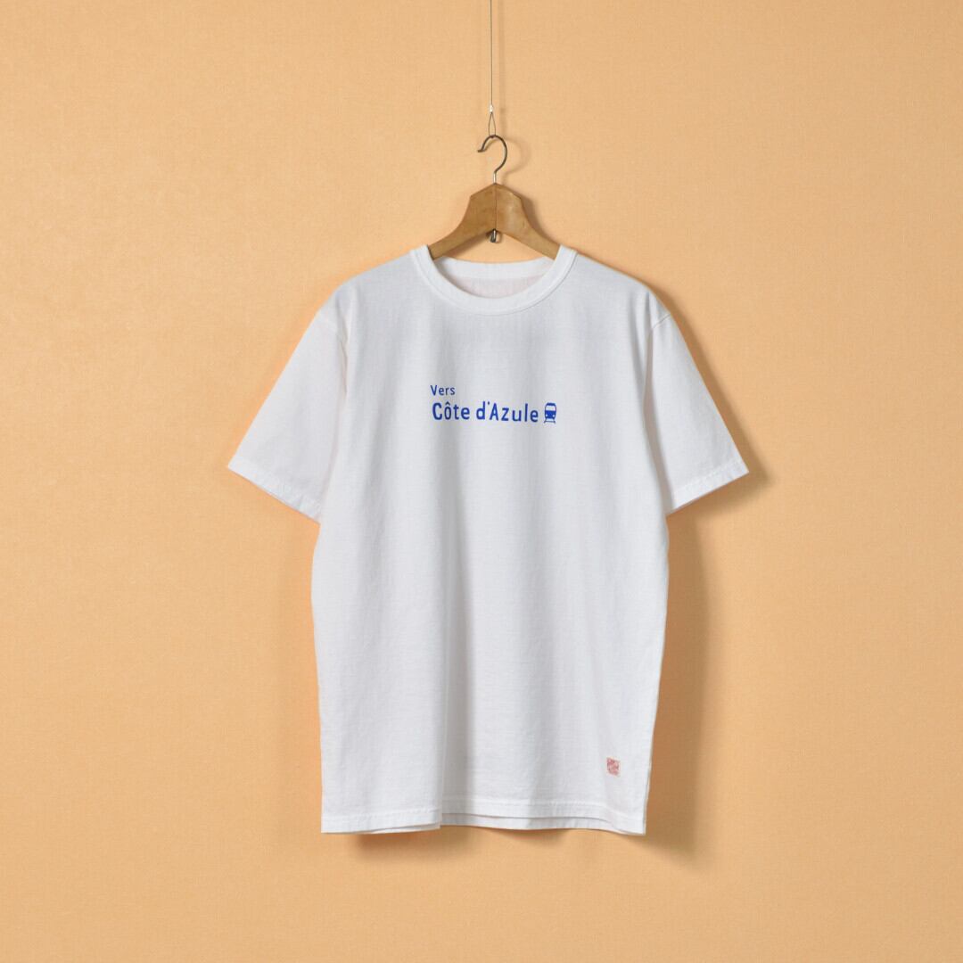 快晴堂 カイセイドウ UNIT-Tシャツ vers cote d'azule ベーシックフィット・オフホワイト 納得の品質