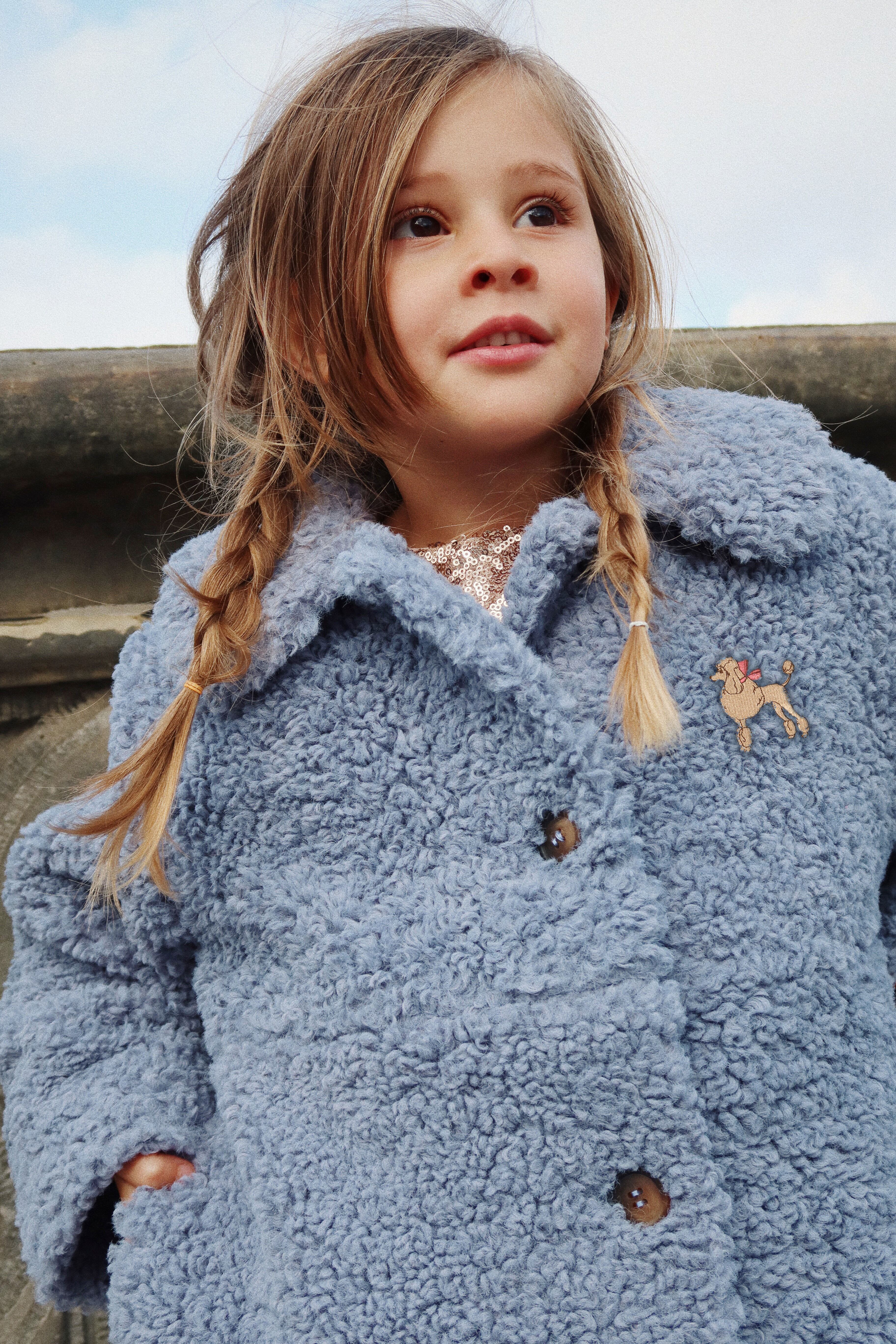 konges sloejd コート konges sloejd コート TILLIE COATLIGHT BLUE【Konges Sloejd