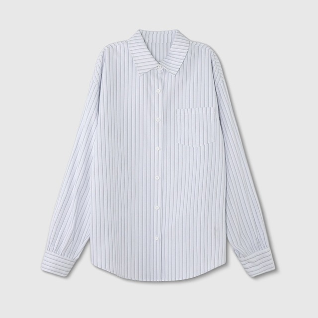 Minimal stripe over shirt A00246