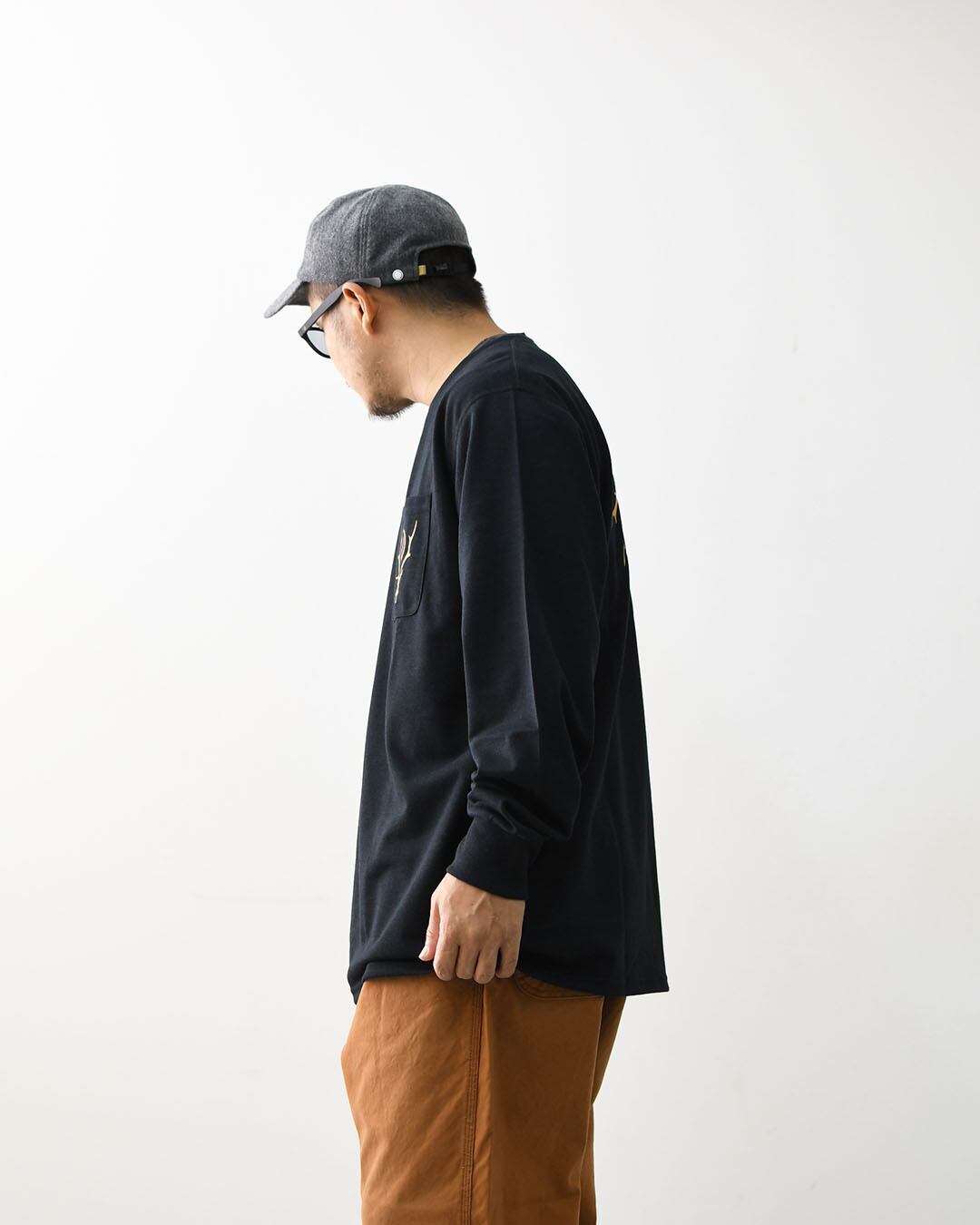 SOUTH2 WEST8 [サウスツーウエストエイト] L/S Round Pocket Tee