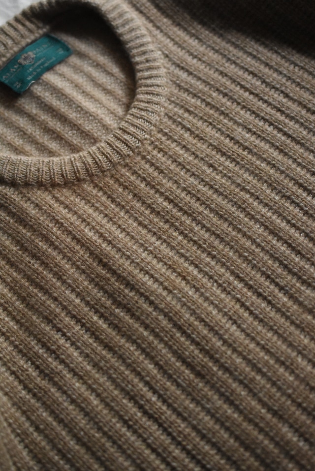 OK/90's "ALAN PAINE" heavey cashmere crew neck knit