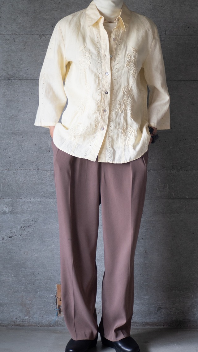 "richard malcolm" 1990s Irish linen shirt