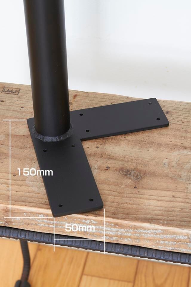 D.I.Y テーブル用鉄脚　アイアン角パイプ　テーブル用４本セット