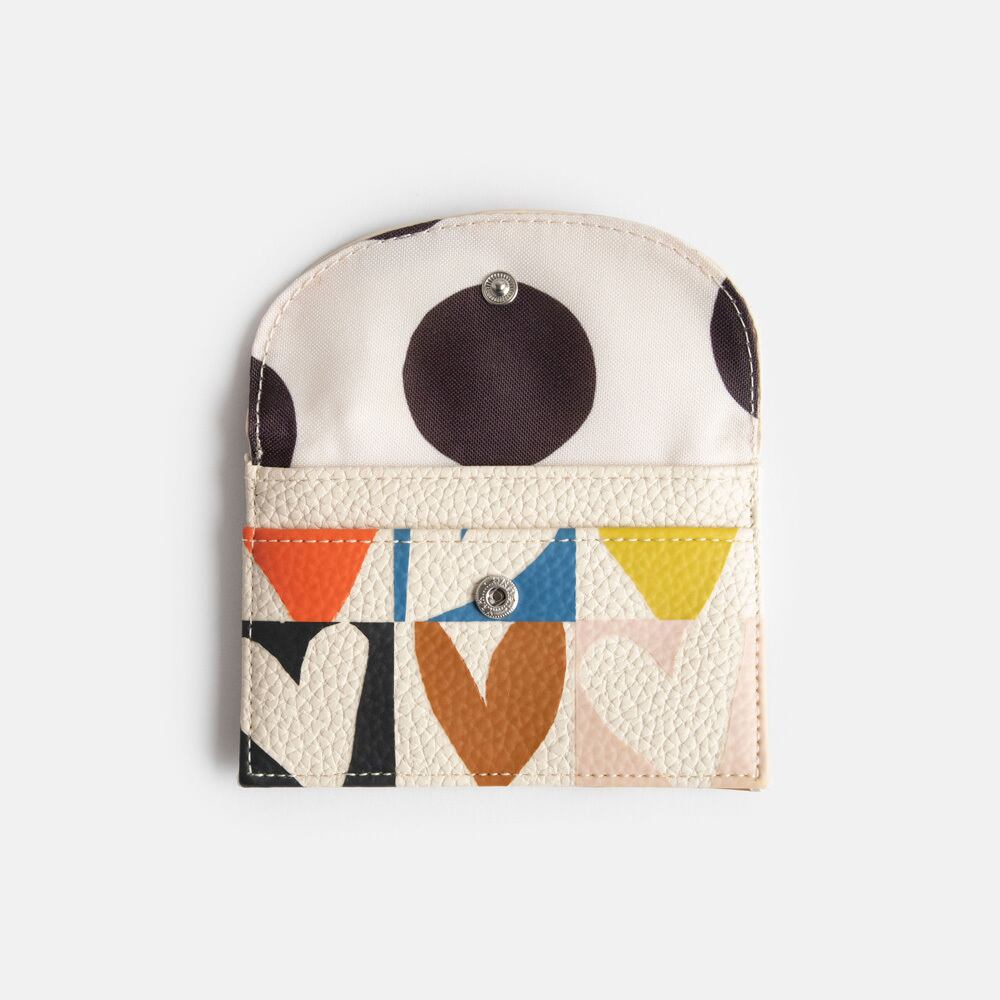 MULTI CHECKMATE HEARTS CARDHOLDER COIN PURSE_CCP123