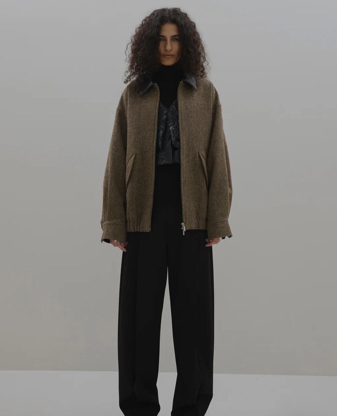 AMERI】UND TWEED WORK DETAIL BLOUSON (0225206610530) | CLOAK&CO EC