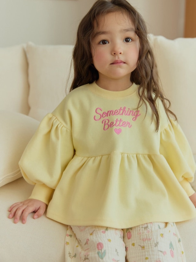 【取寄】daily bebe|something better sweatshirt|サムシングベタースウェット|XS-JL|kids&jr|26 spring
