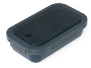 【努力特価】アスベル 弁当箱 パッキン一体型 ランタス WTL-650 650ml ブラック 冷凍可 抗菌 1段