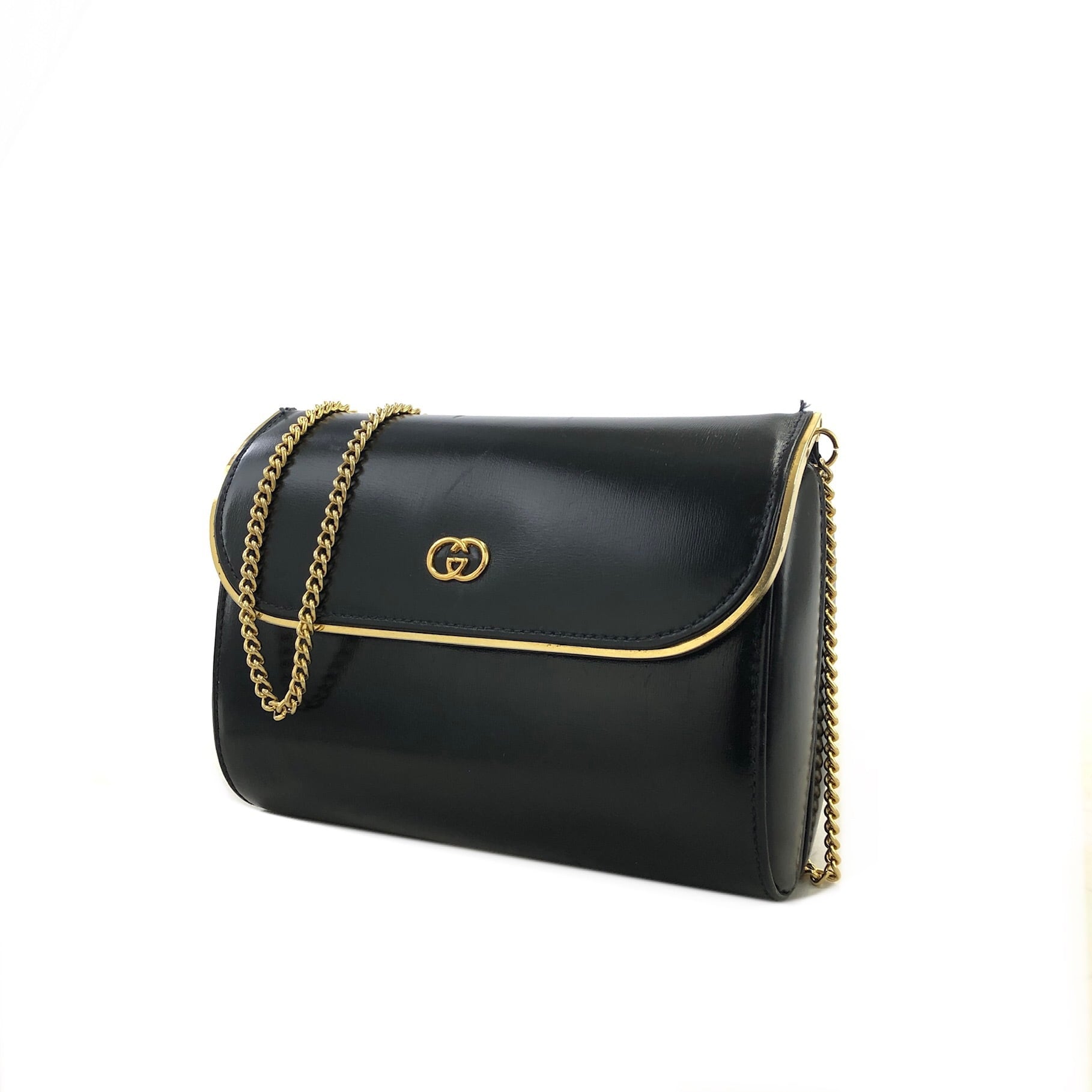 GUCCI グッチ GGロゴ レザー チェーンショルダー ショルダー GUCCI グッチ GGロゴ レザー チェーンショルダー ショルダー