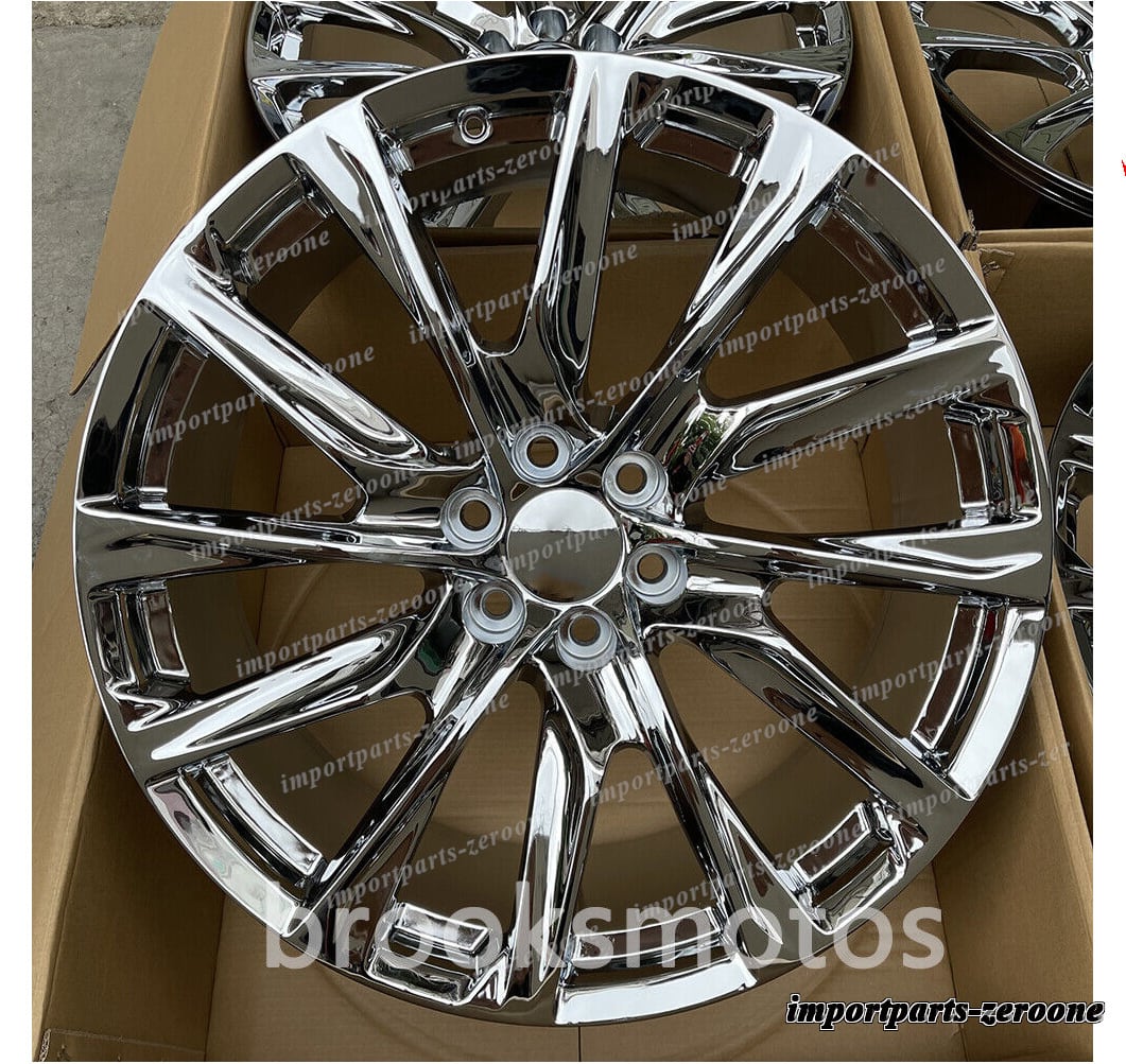 22インチ 新しいクロームスタイルホイール cadillac エスカレード 22x9