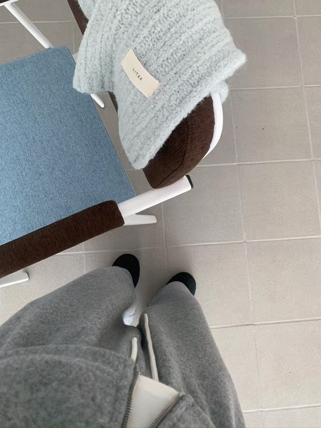 (予約) LITER / Baby alpaca boucle muffler 3color