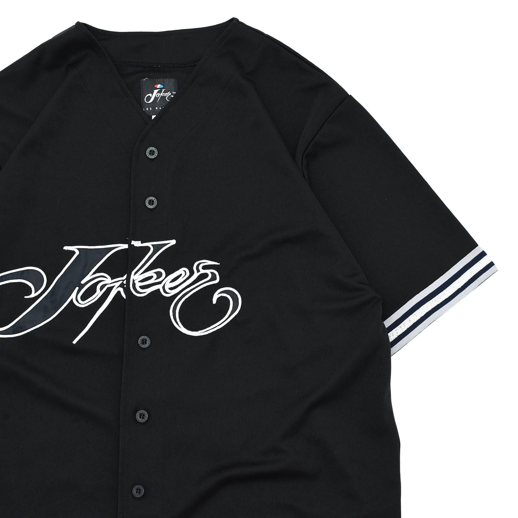 Over silhouette "JOKER" baseball shirt