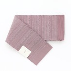 半巾帯　en coton「段々（だんだん）」smoky pink