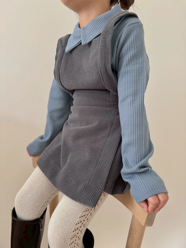 2226 rib design tops / rosette